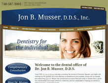 Tablet Screenshot of dentistgranville.com